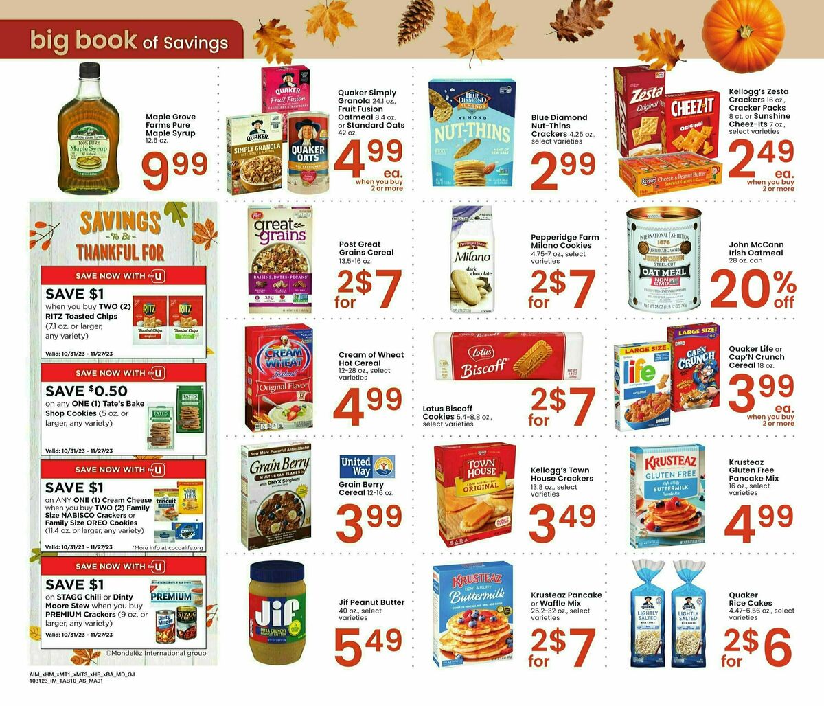 Albertsons Big Book of Savings Weekly Ad from October 31