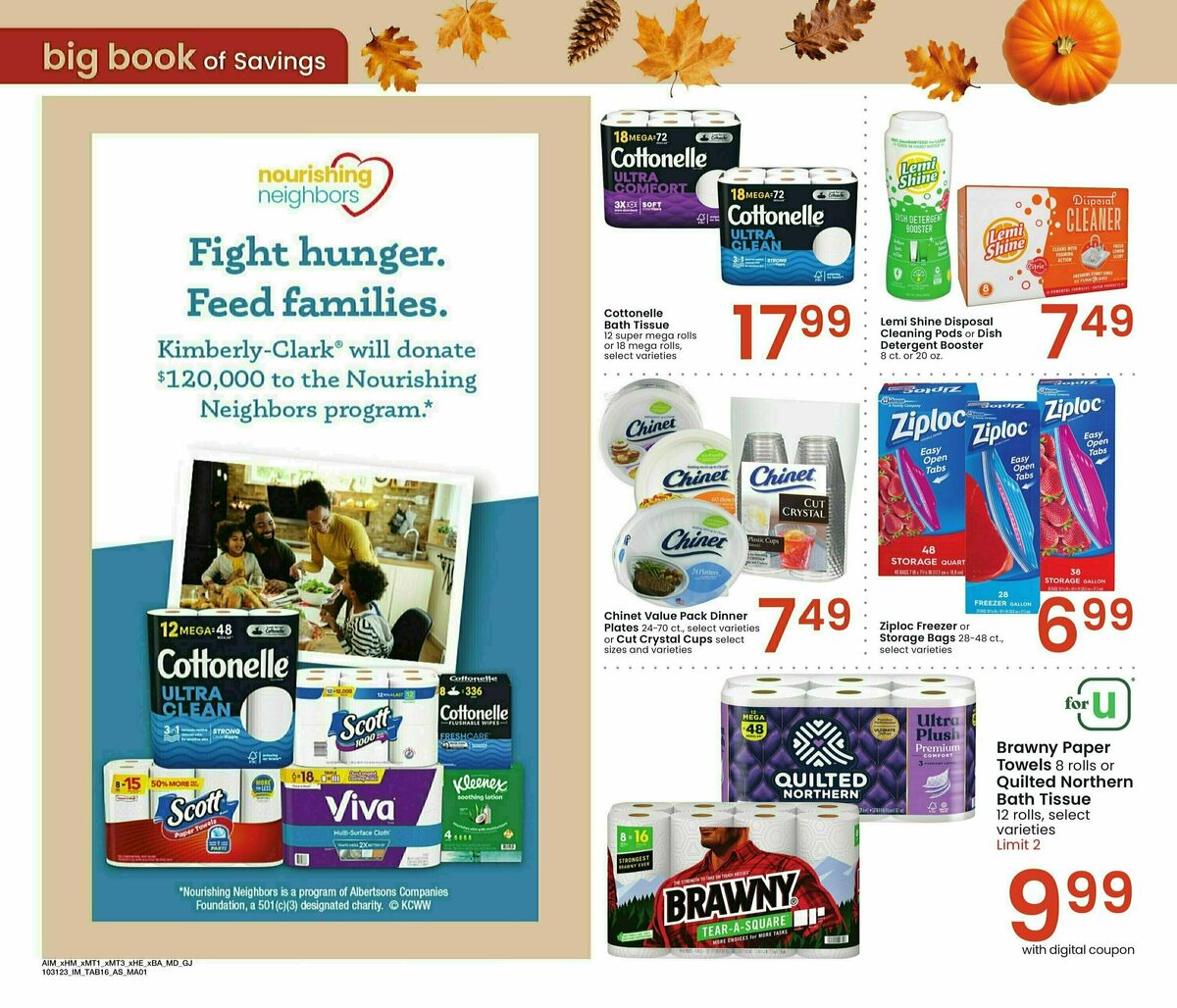 Albertsons Big Book of Savings Weekly Ad from October 31