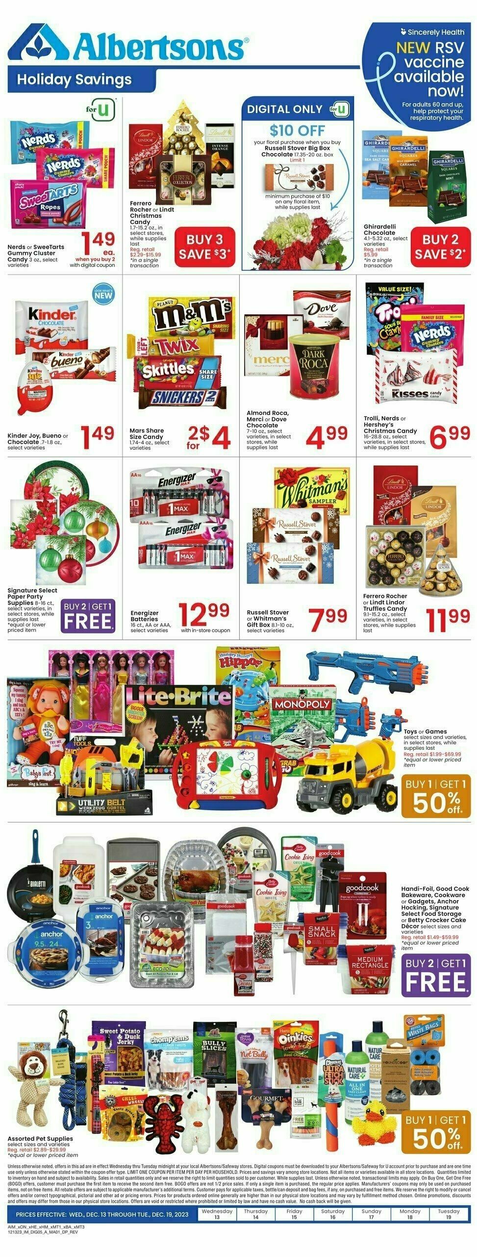 Albertsons Weekly Ad from December 13