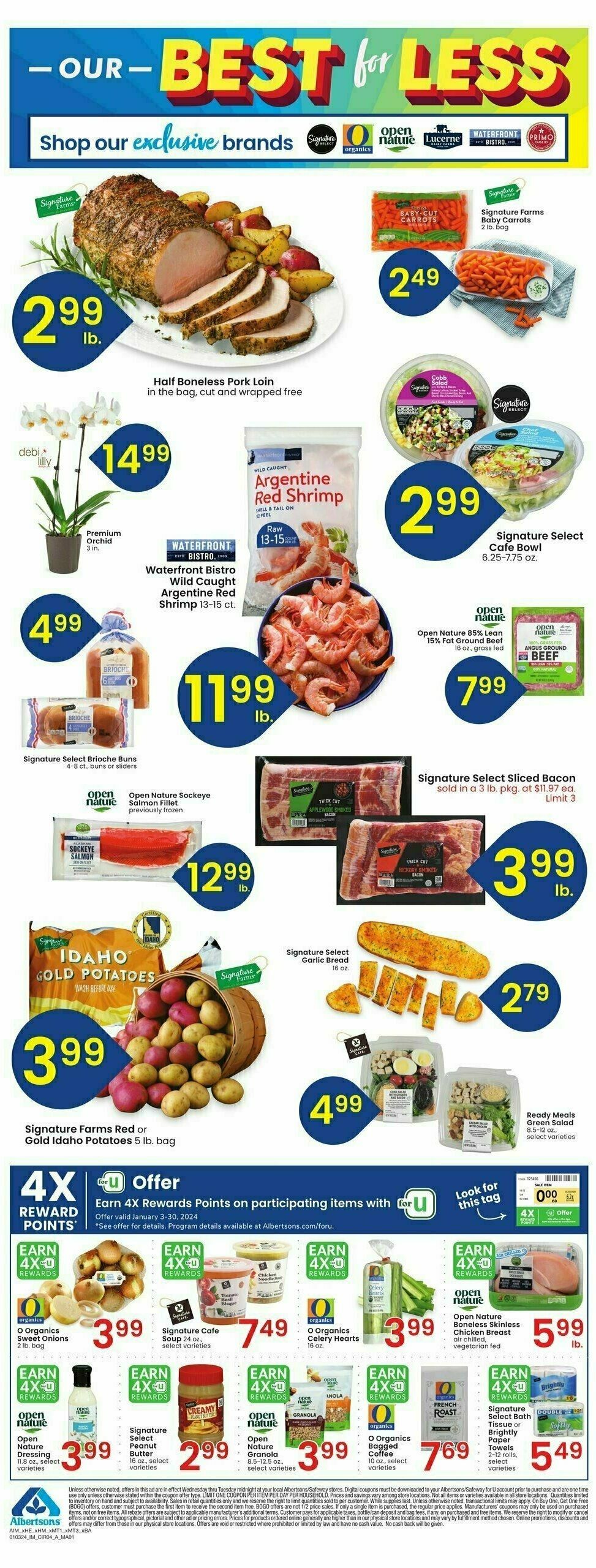 Albertsons Weekly Ad from January 3