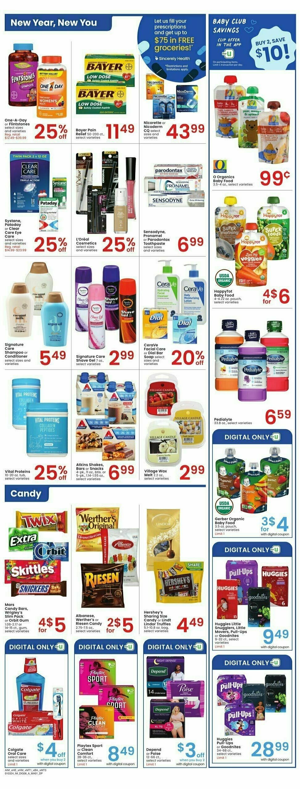 Albertsons Weekly Ad from January 3