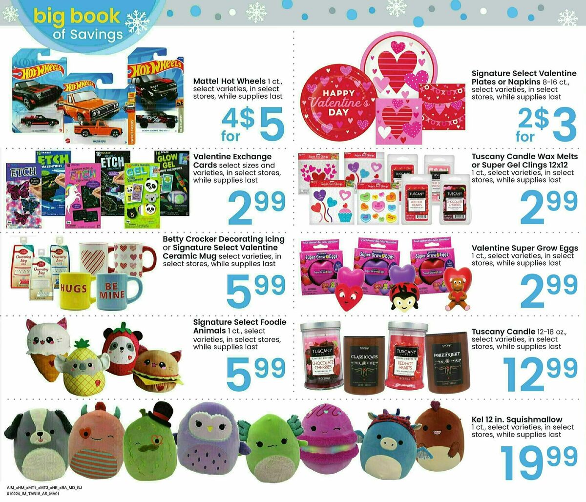 Albertsons Big Book of Savings Weekly Ad from January 2