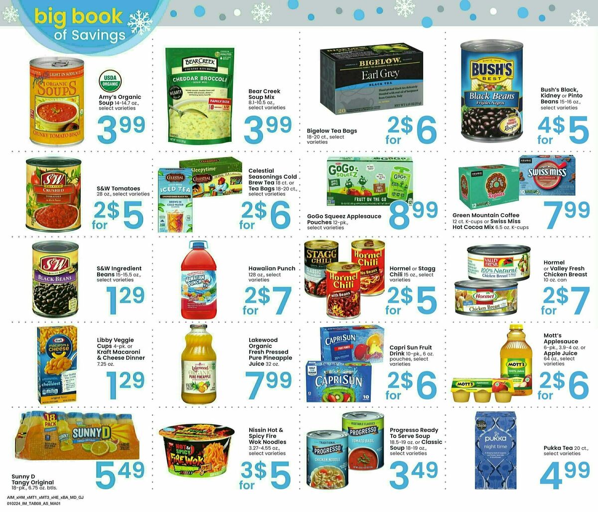 Albertsons Big Book of Savings Weekly Ad from January 2