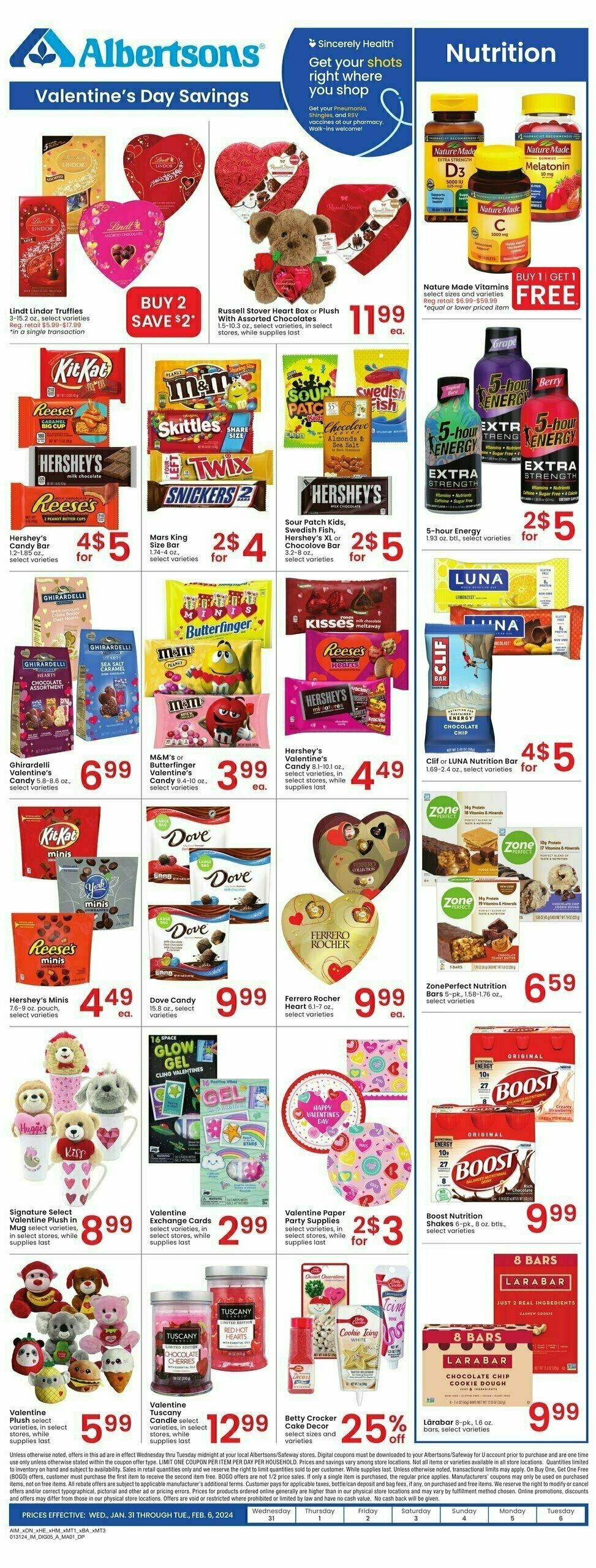 Albertsons Weekly Ad from January 31