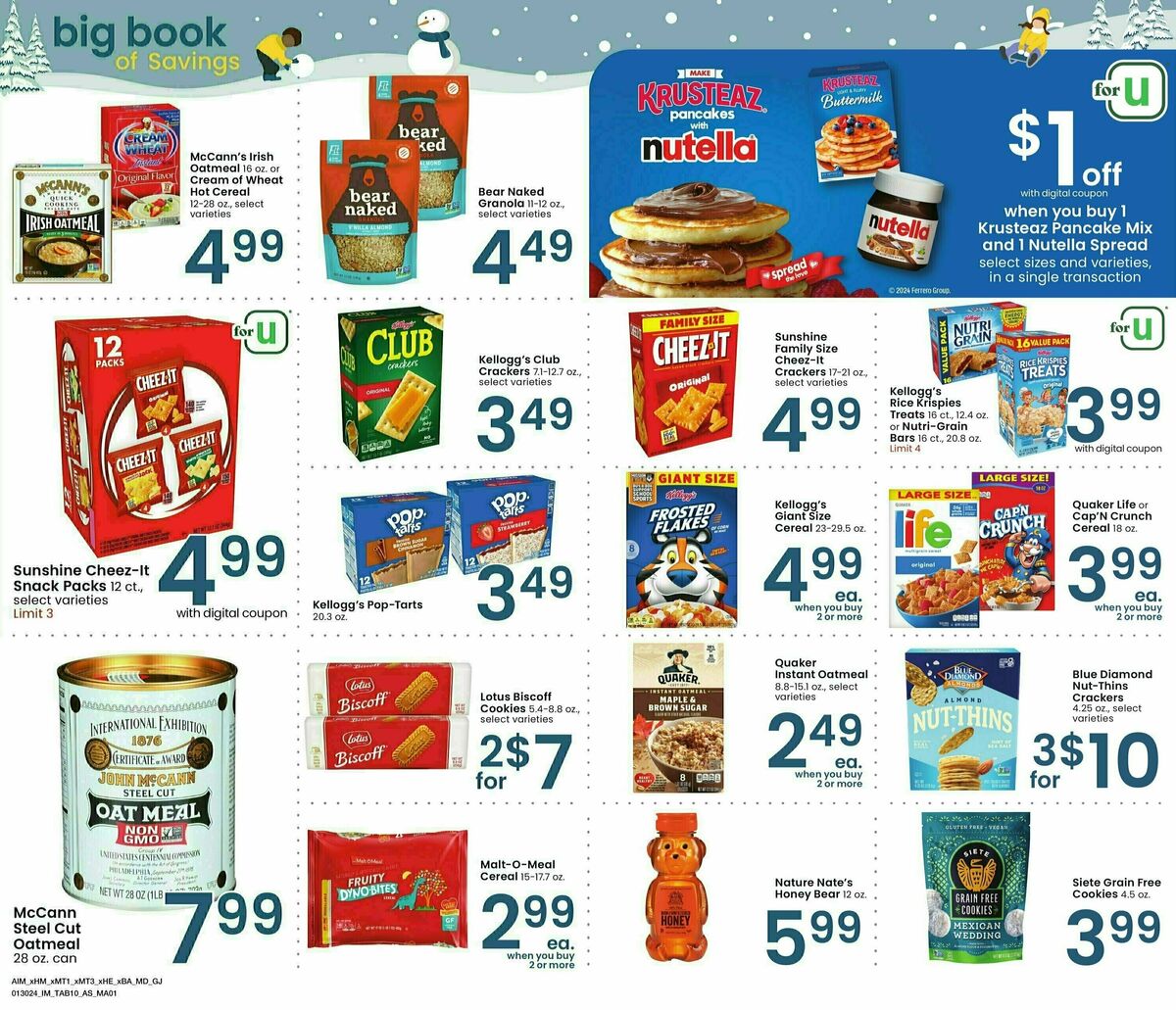 Albertsons Big Book of Savings Weekly Ad from January 30