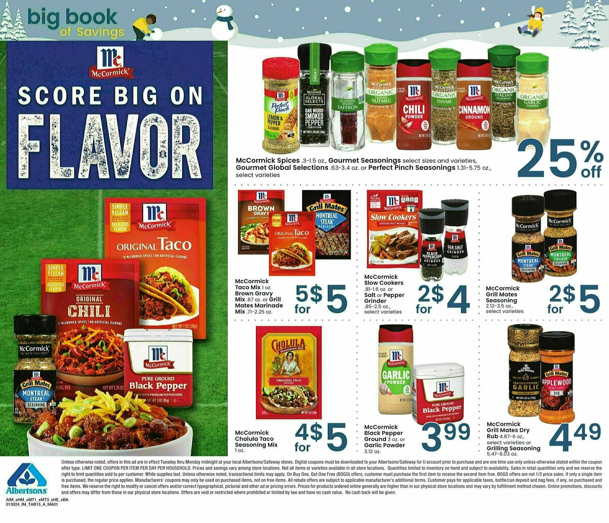 Albertsons Big Book of Savings Weekly Ad from January 30