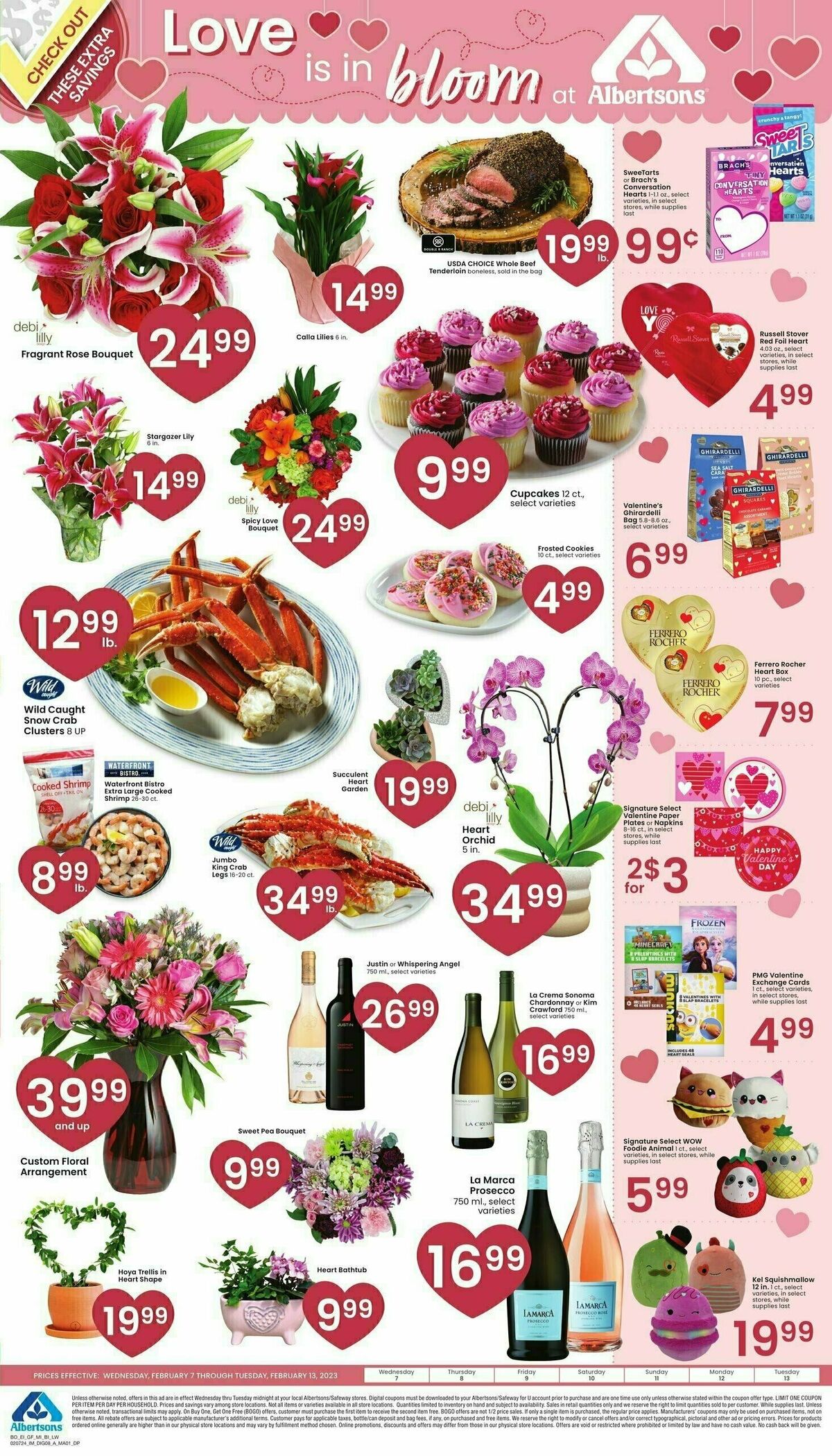 Albertsons Bonus Savings Weekly Ad from February 7