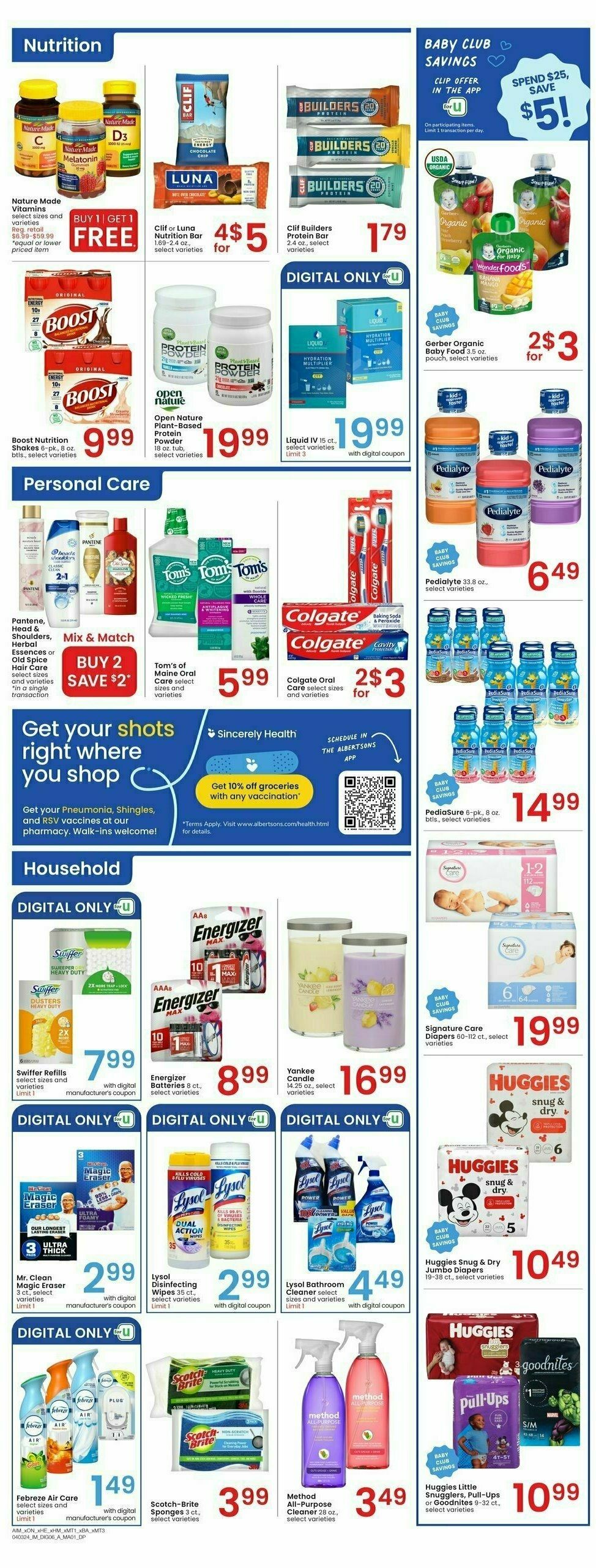 Albertsons Weekly Ad from April 3