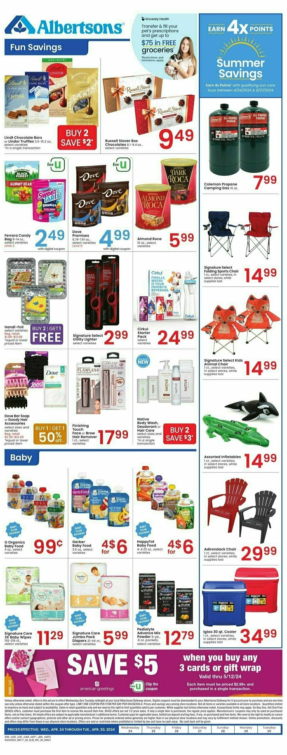 Albertsons Weekly Ad from April 24