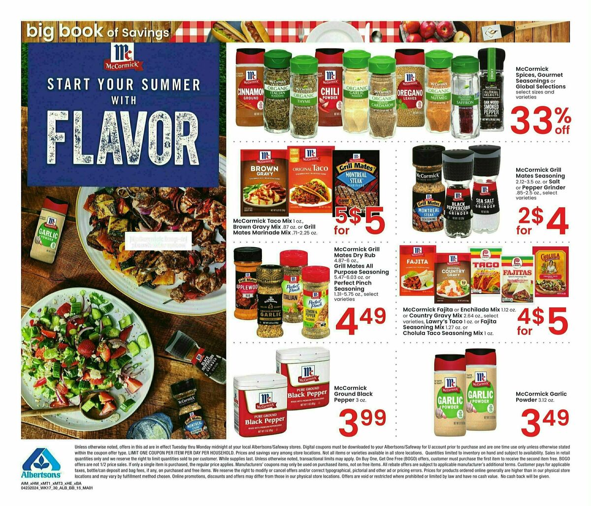 Albertsons Big Book of Savings Weekly Ad from April 23