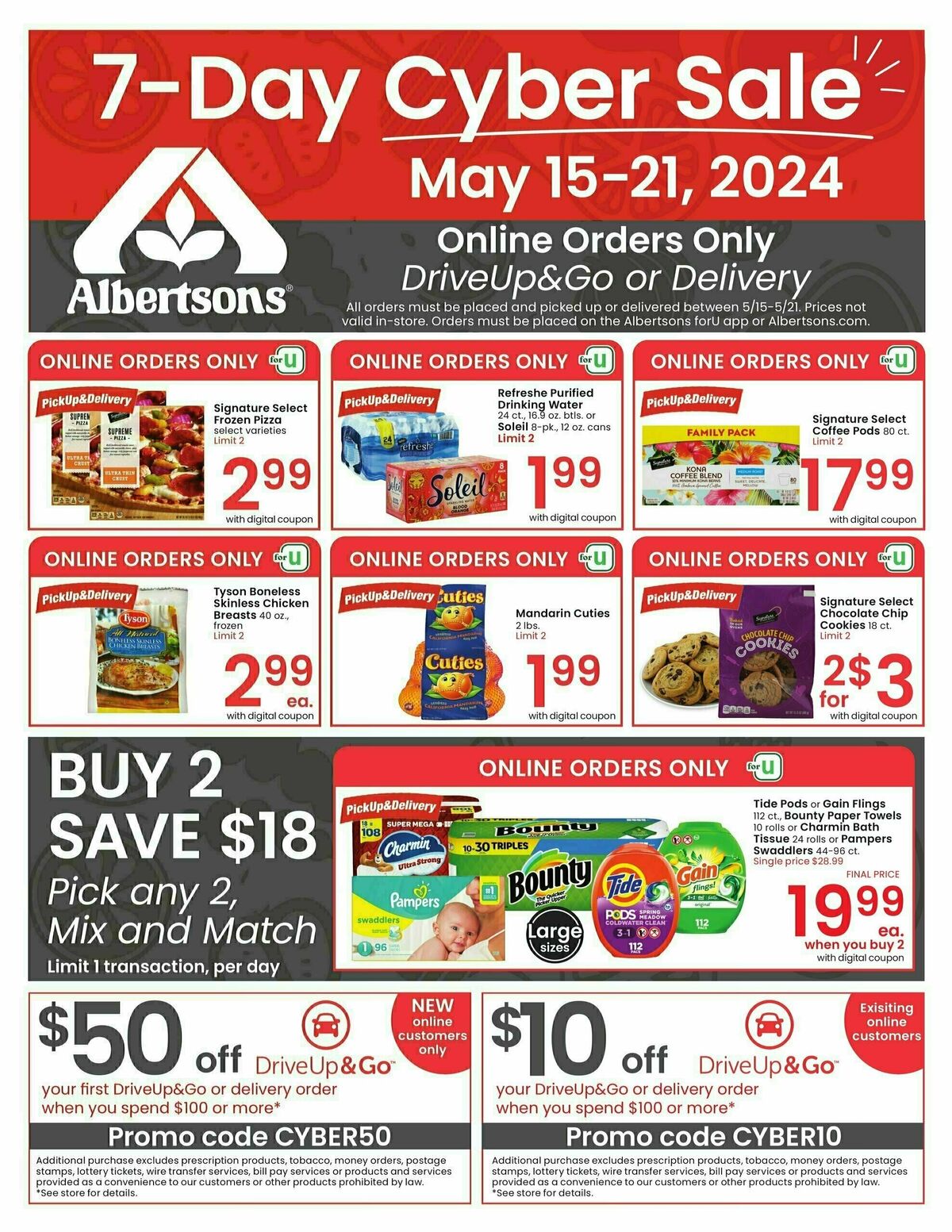 Albertsons Cyber Sale Weekly Ad from May 15