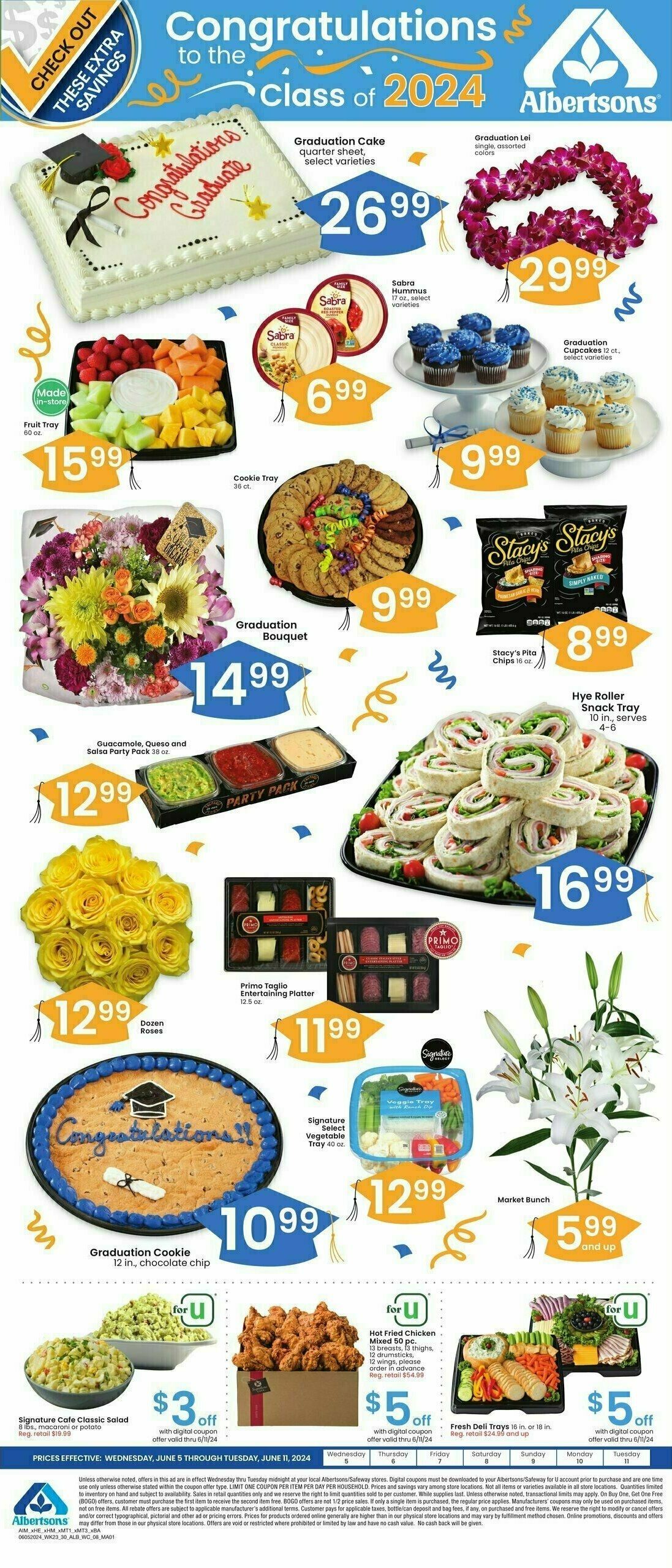 Albertsons Bonus Savings Weekly Ad from June 5