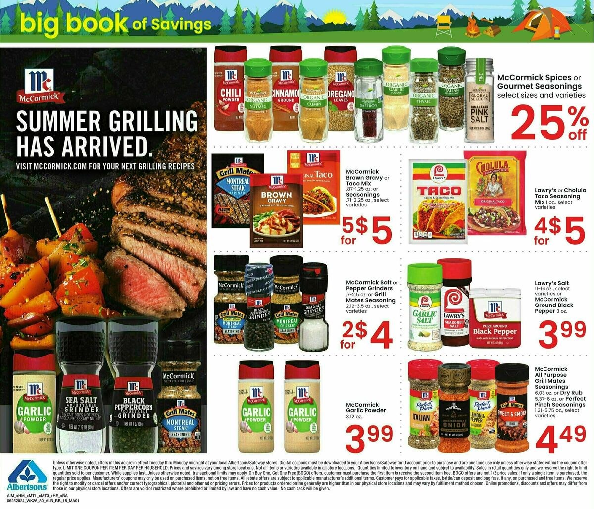 Albertsons Big Book of Savings Weekly Ad from June 26