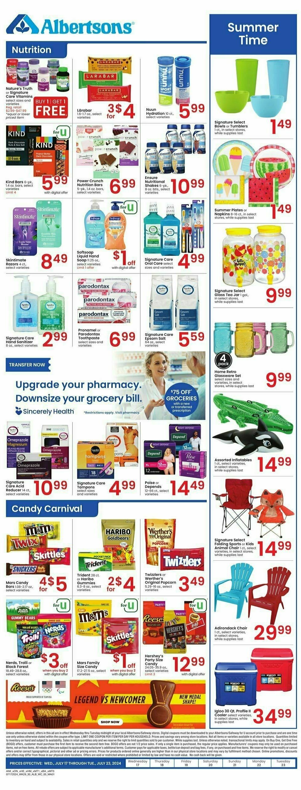 Albertsons Weekly Ad from July 17