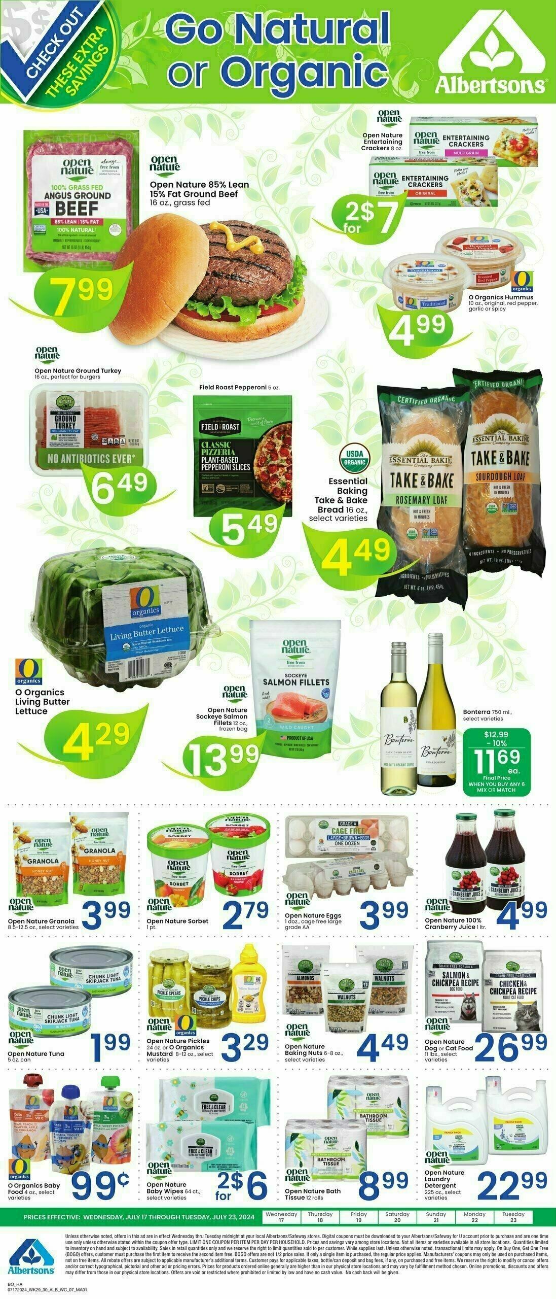 Albertsons Weekly Ad from July 17