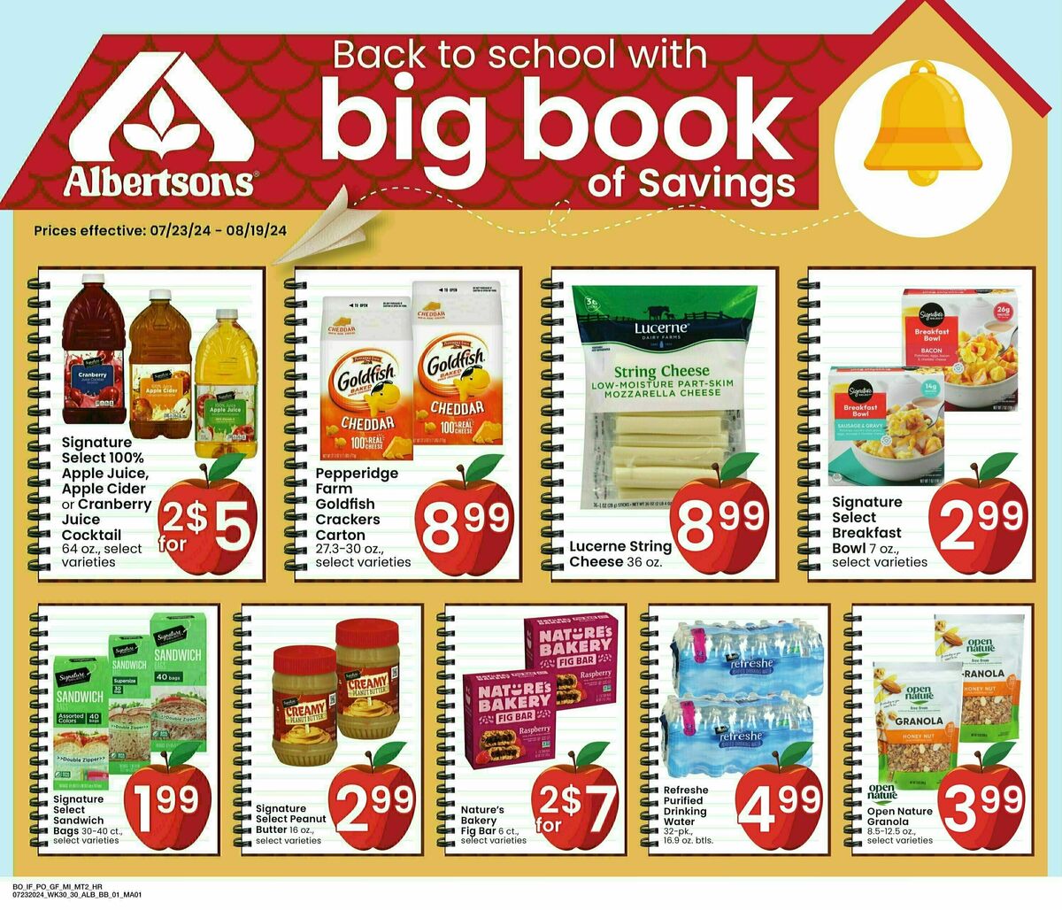 Albertsons Big Book of Savings Weekly Ad from July 23