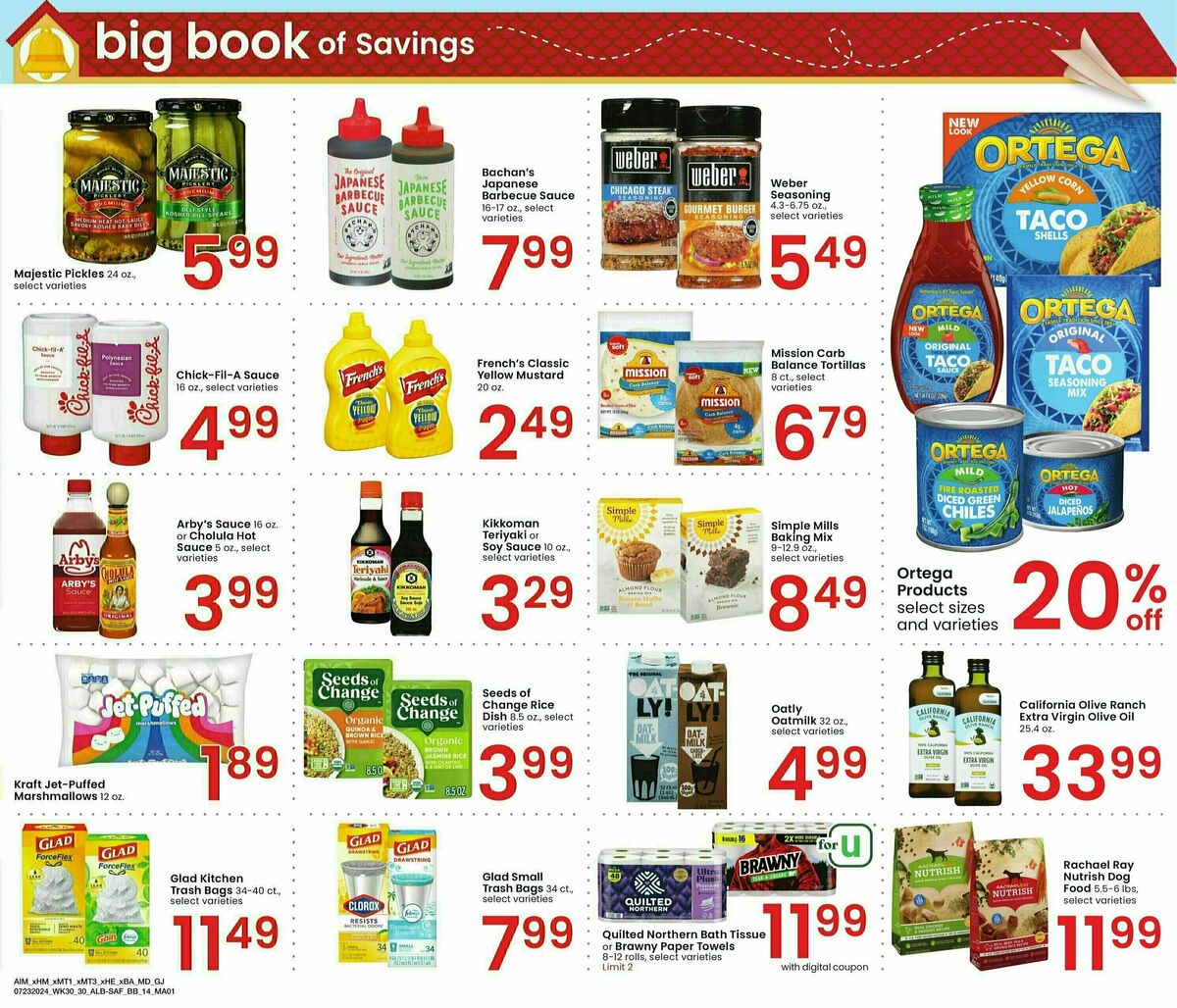 Albertsons Big Book of Savings Weekly Ad from July 23