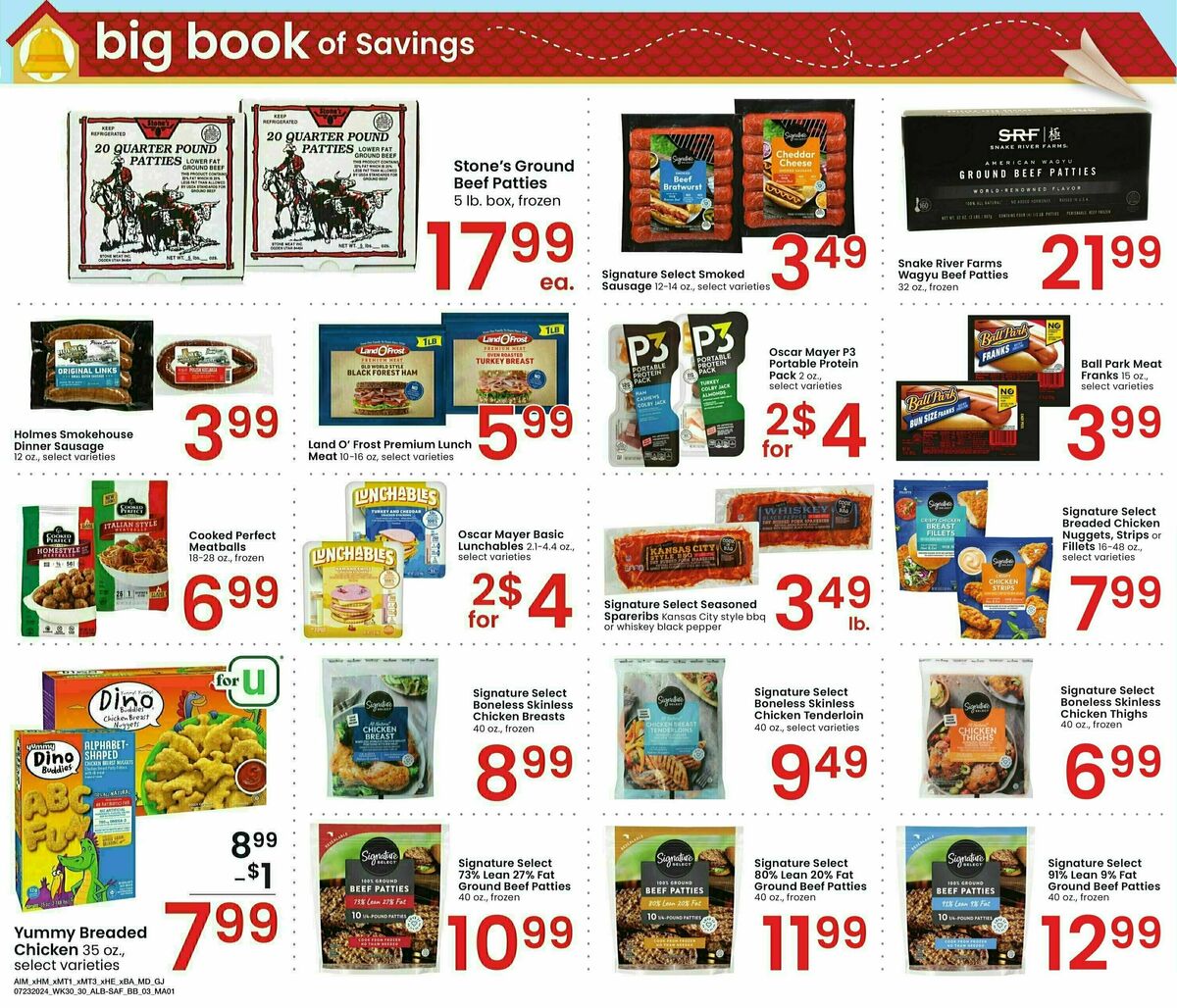 Albertsons Big Book of Savings Weekly Ad from July 23