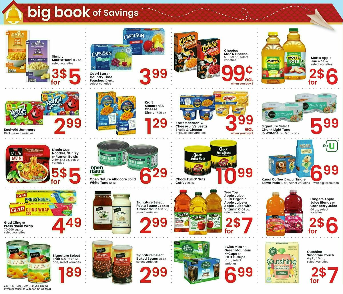 Albertsons Big Book of Savings Weekly Ad from July 23