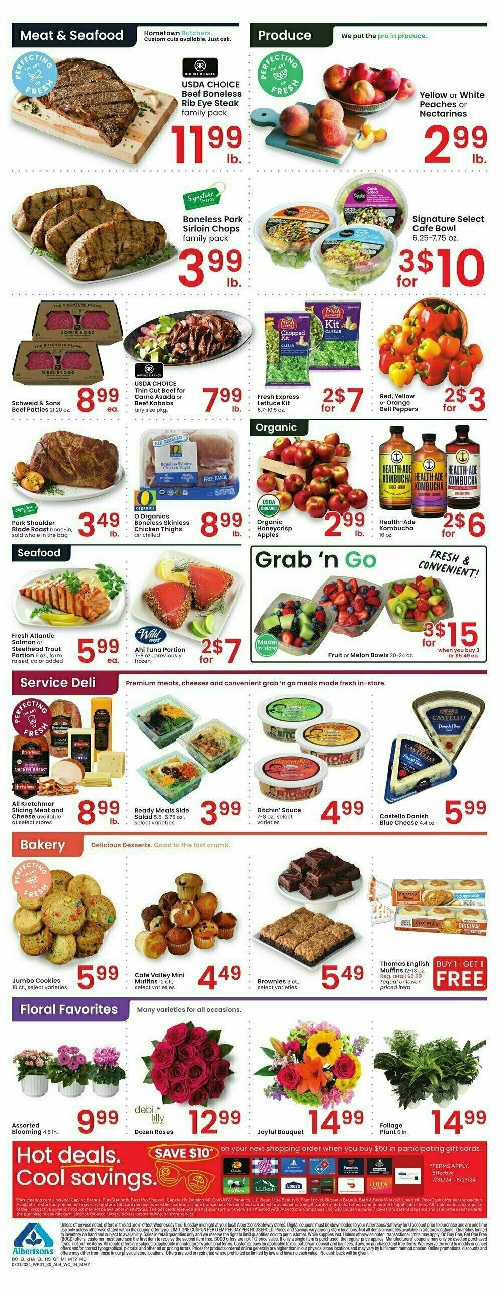 Albertsons Weekly Ad from July 31