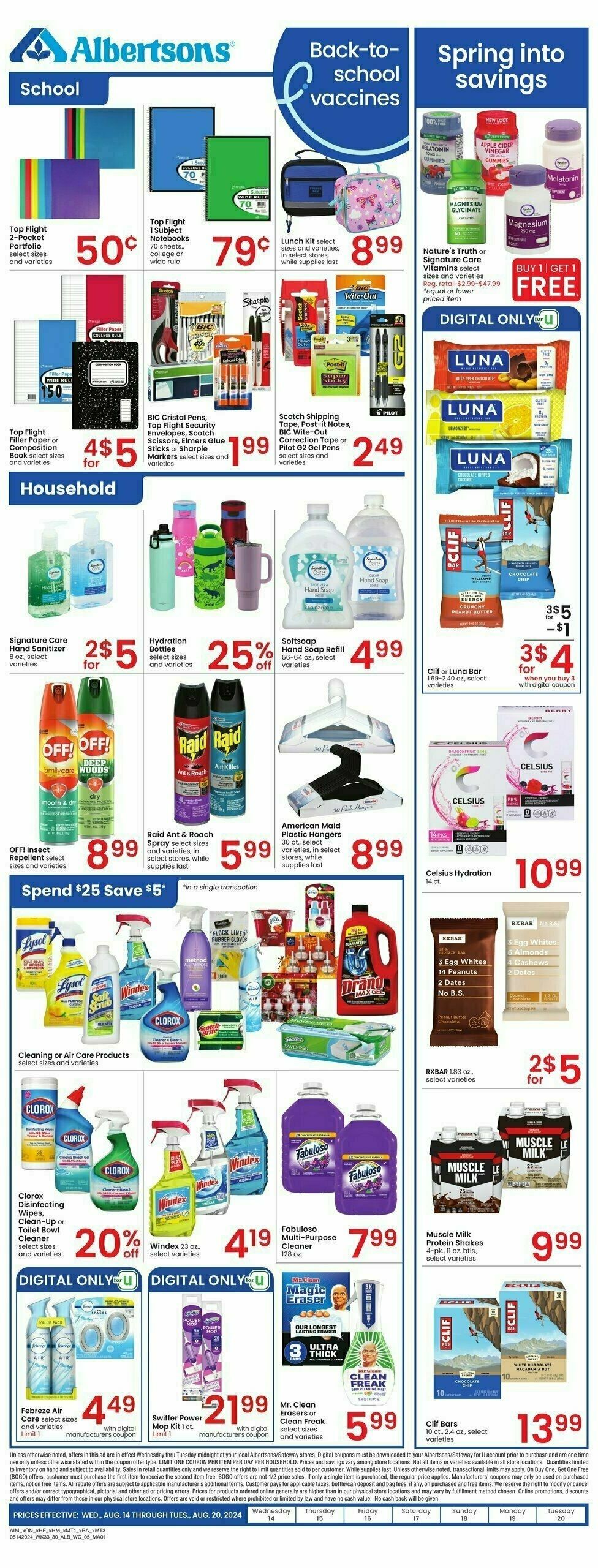 Albertsons Weekly Ad from August 14