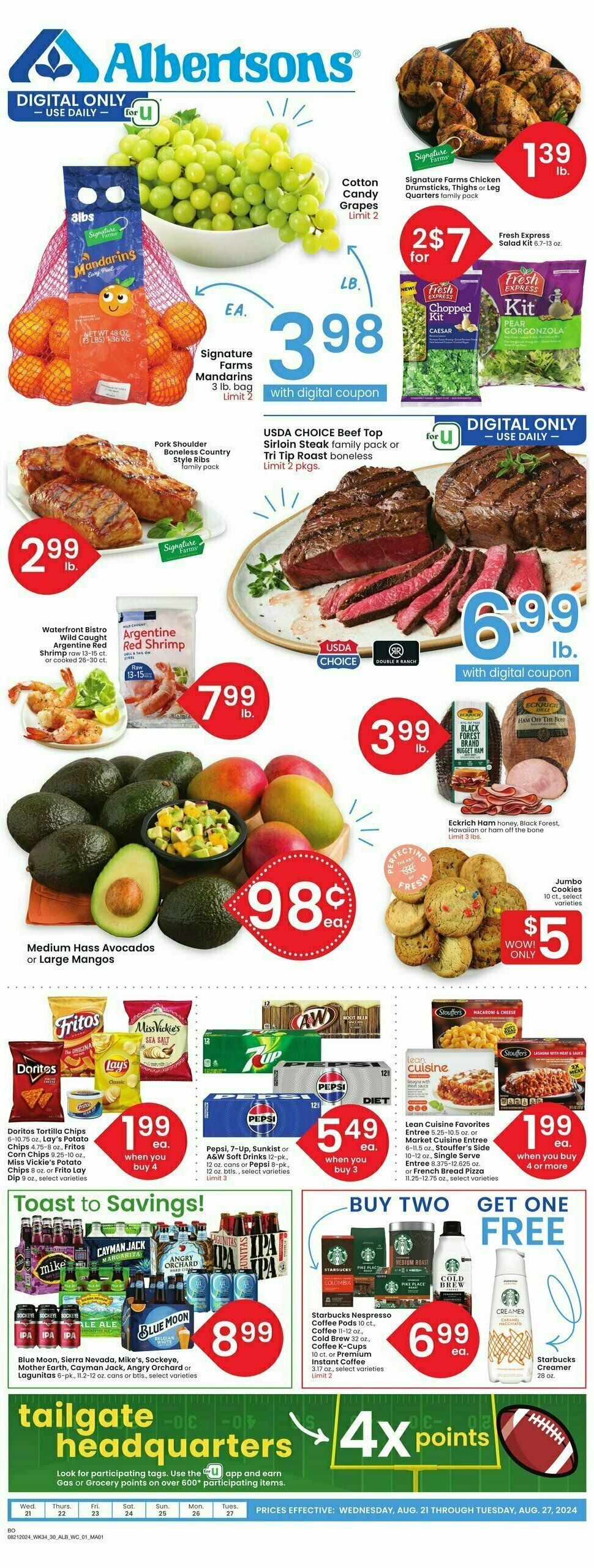 Albertsons Weekly Ad from August 21