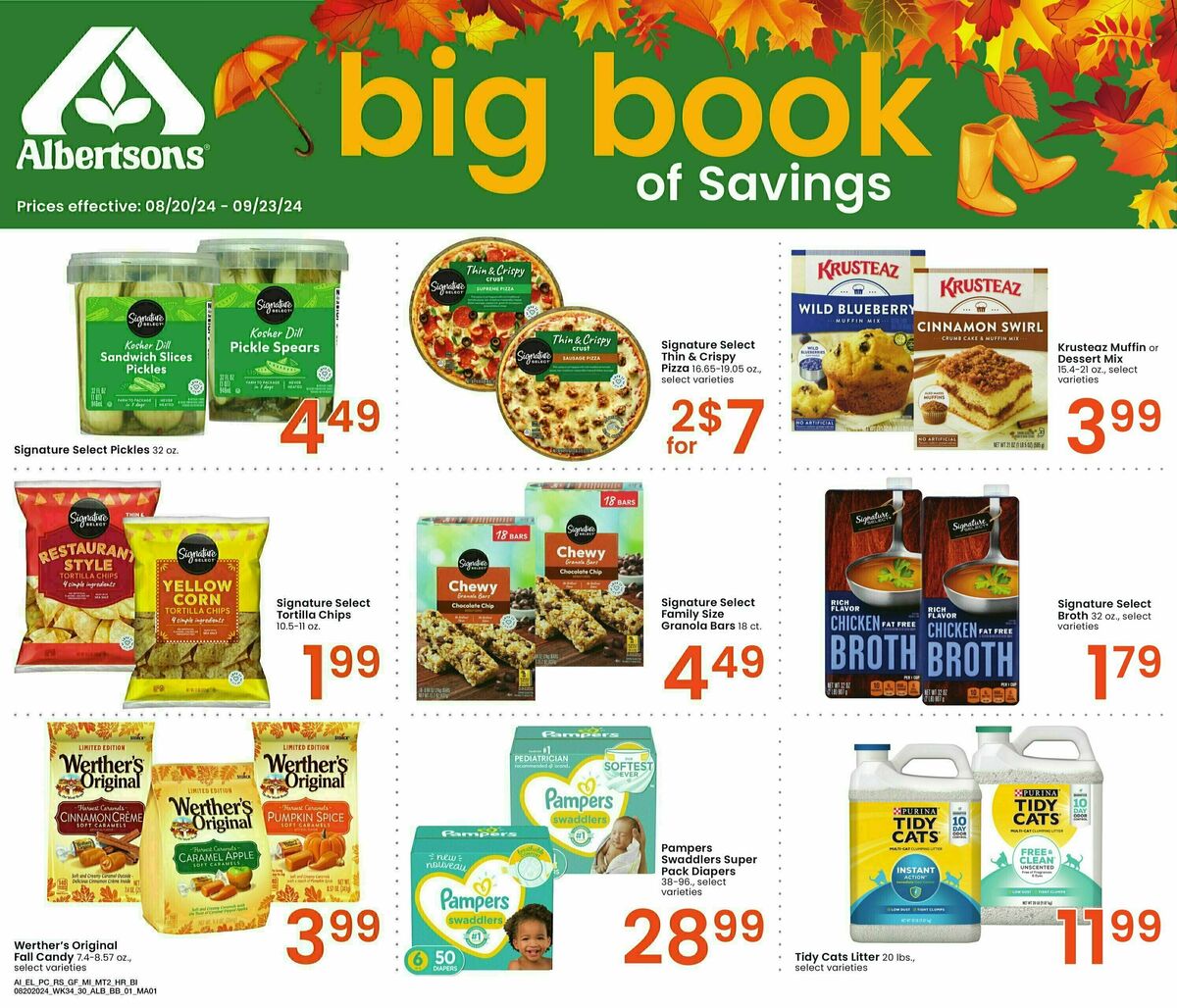 Albertsons Big Book of Savings Weekly Ad from August 20