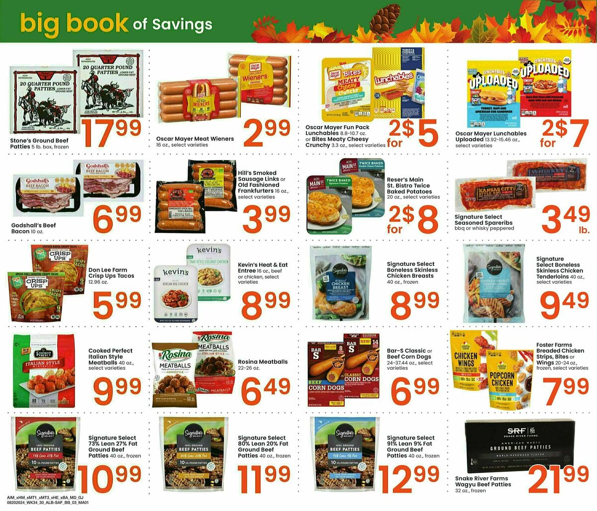 Albertsons Big Book of Savings Weekly Ad from August 20