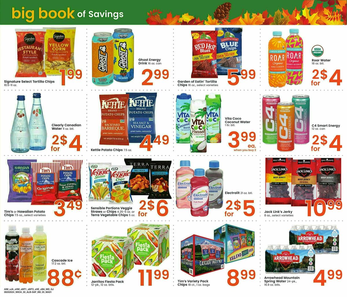 Albertsons Big Book of Savings Weekly Ad from August 20