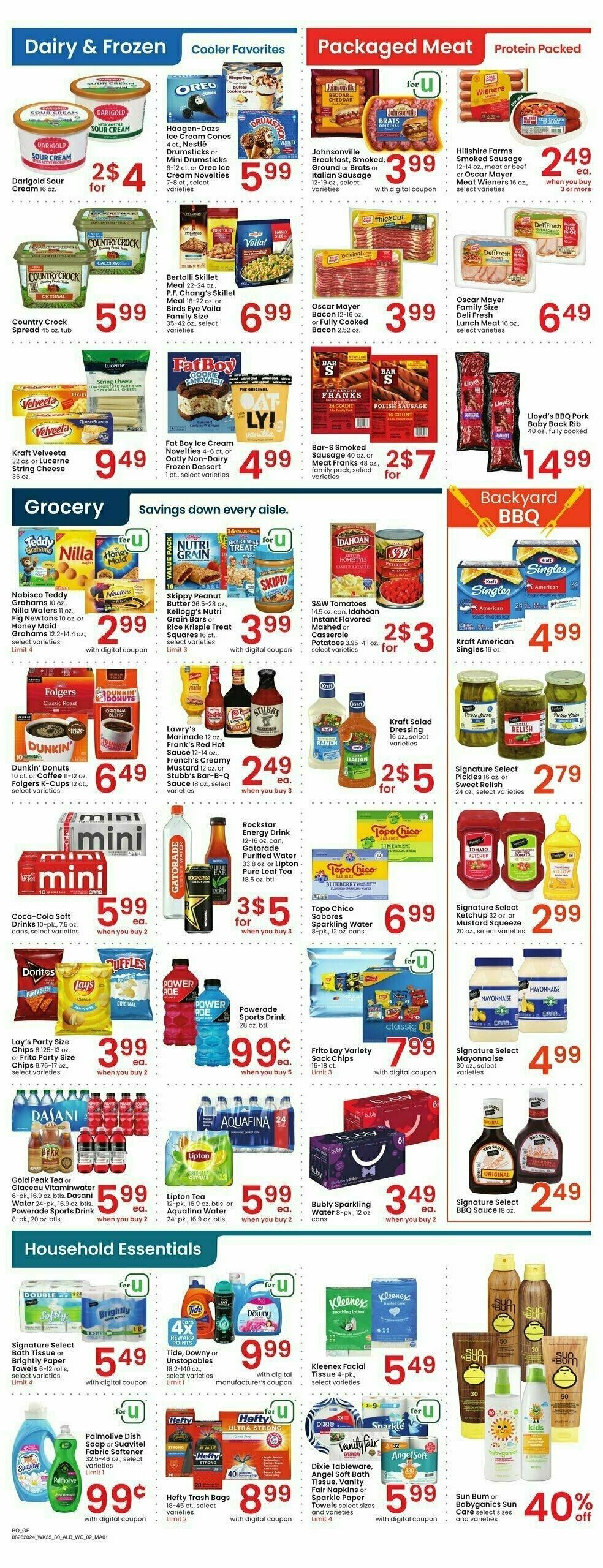 Albertsons Weekly Ad from August 28