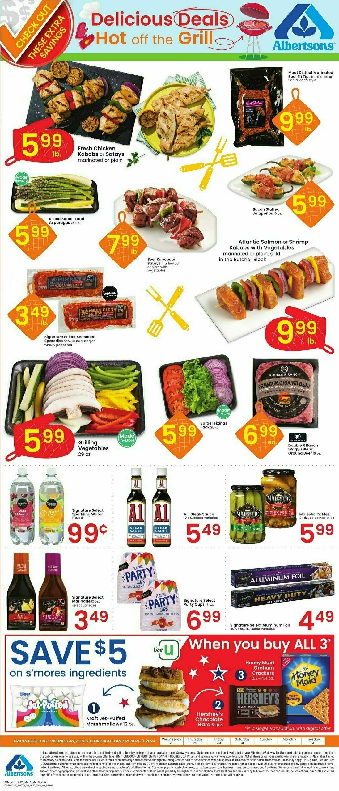 Albertsons Weekly Ad from August 28