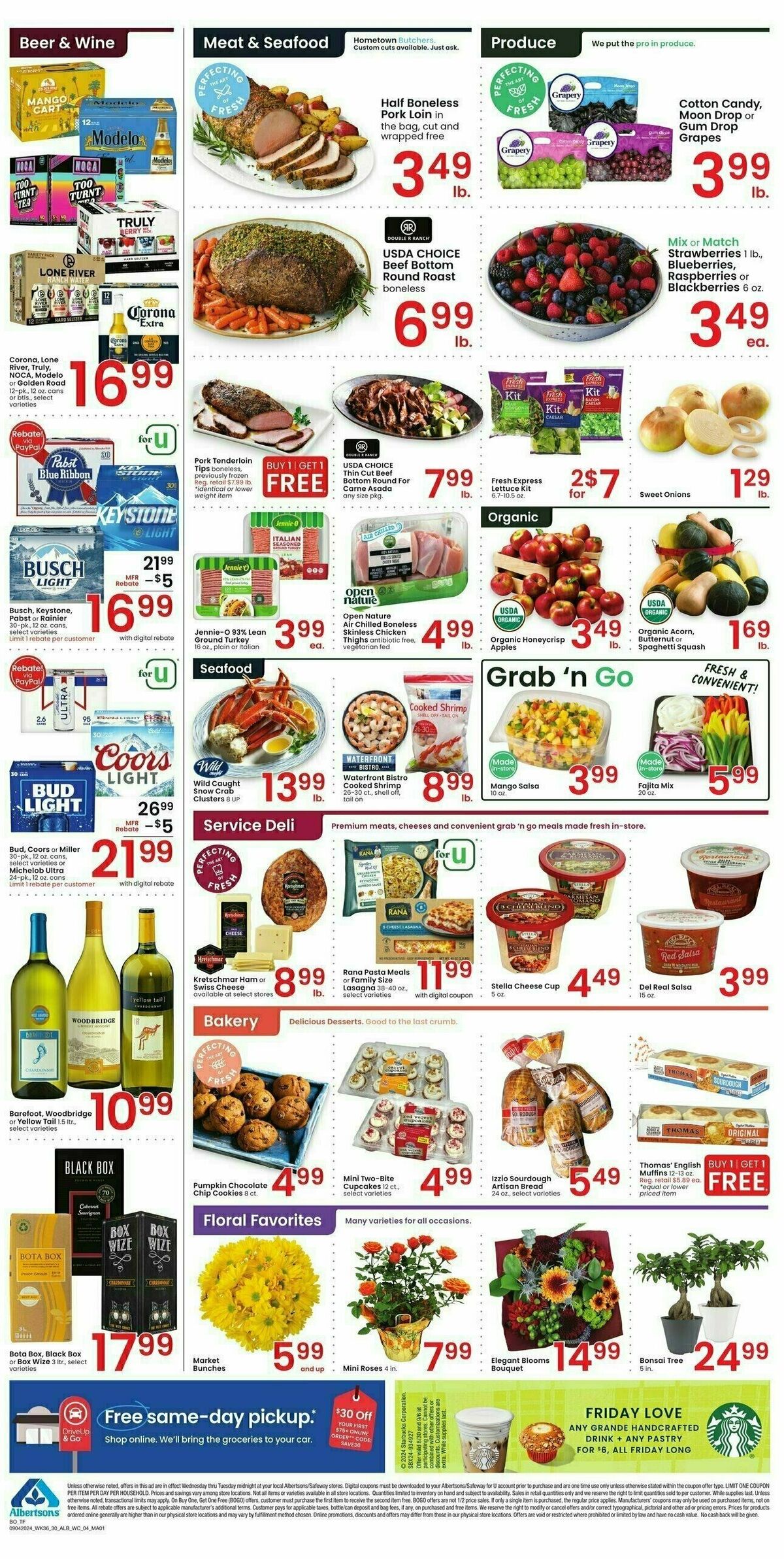 Albertsons Weekly Ad from September 4