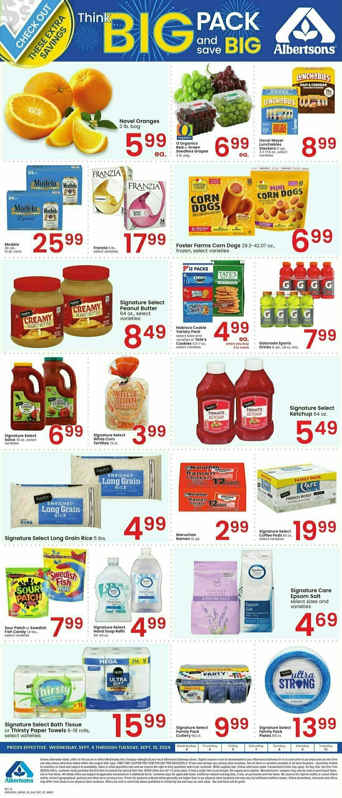 Albertsons Weekly Ad from September 4