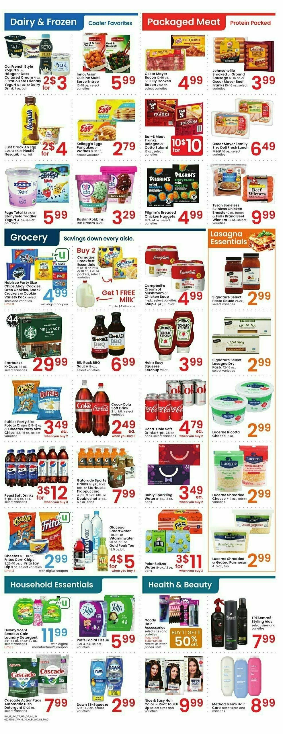 Albertsons Weekly Ad from September 25