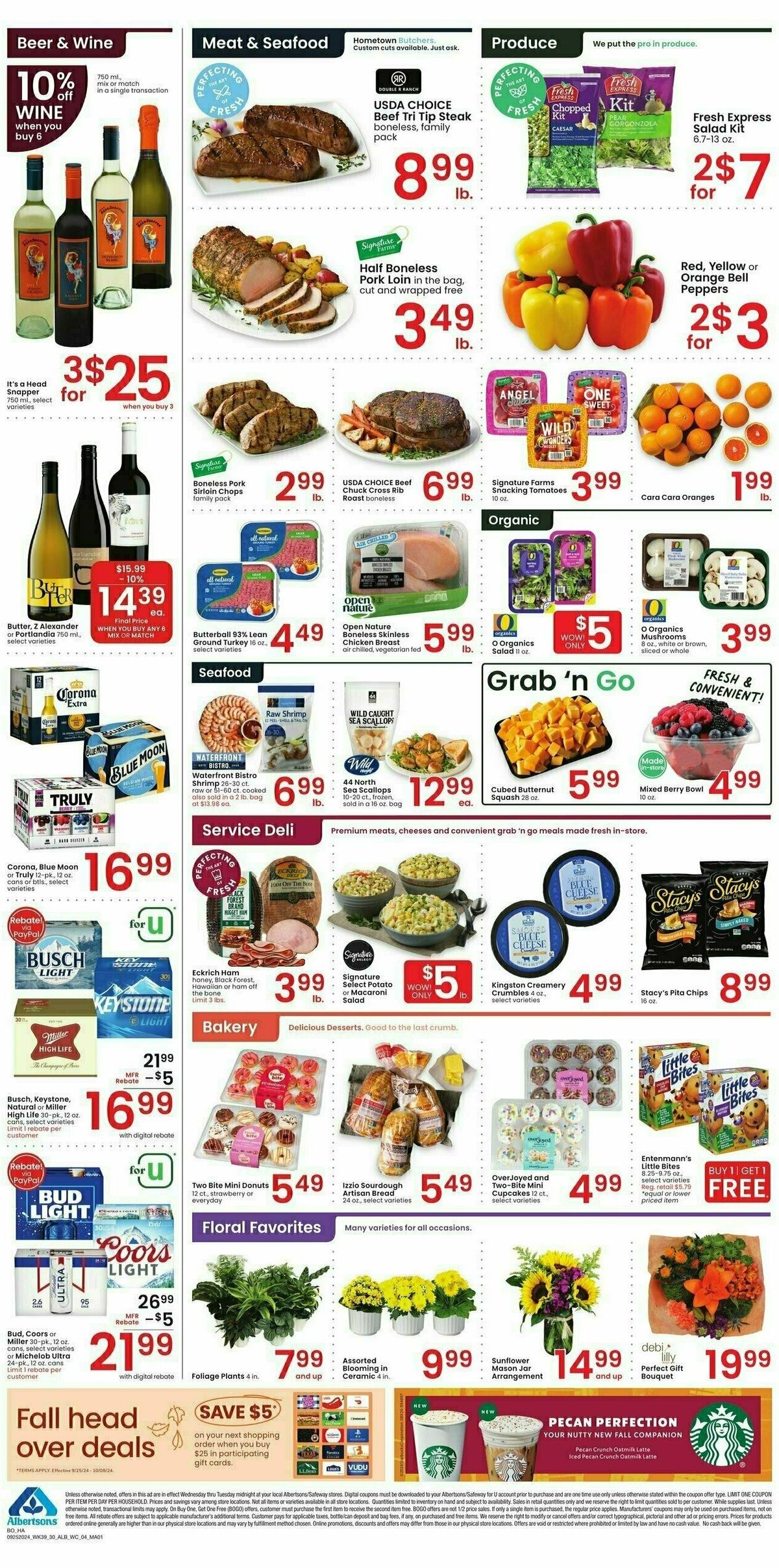 Albertsons Weekly Ad from September 25