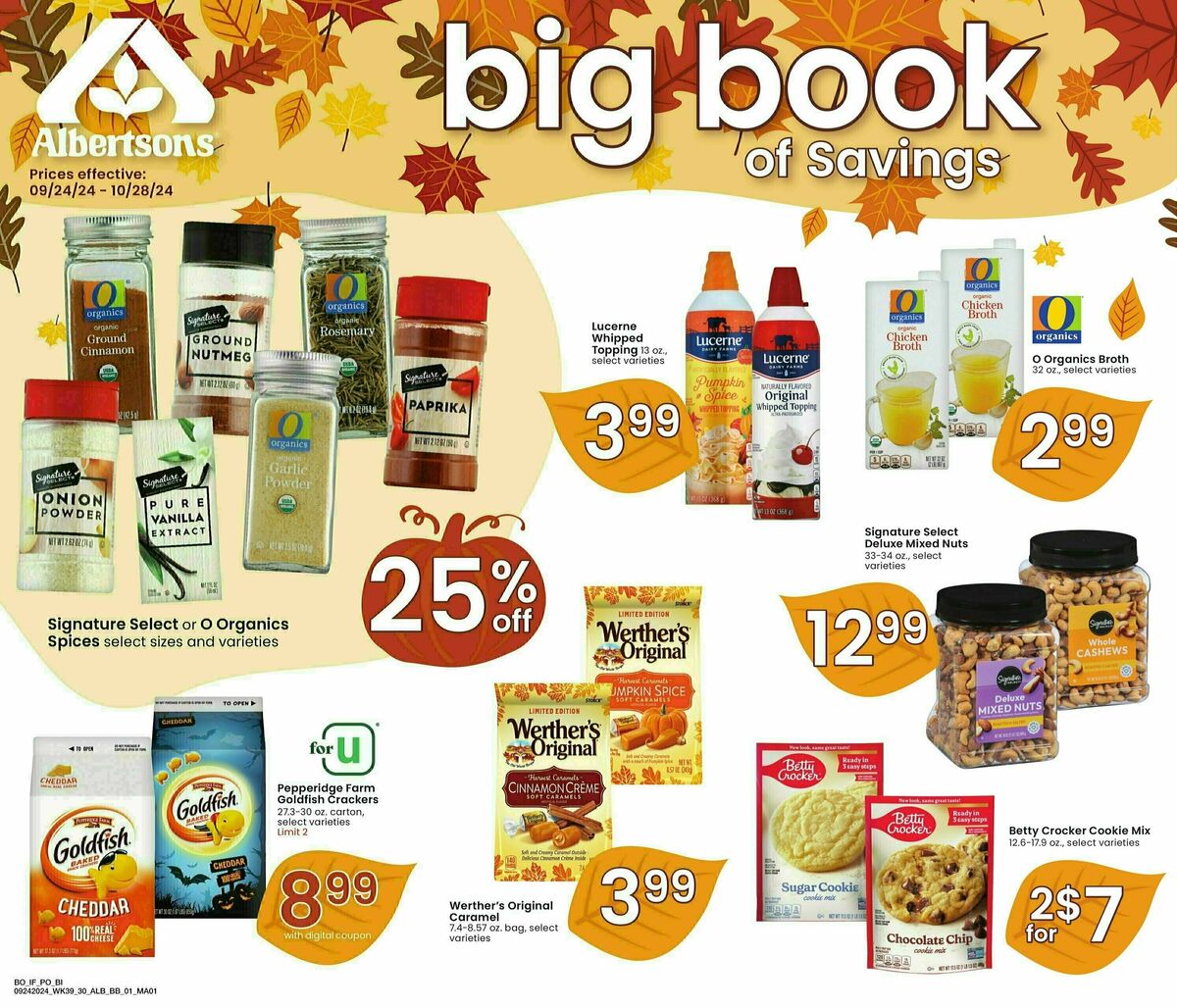 Albertsons Big Book of Savings Weekly Ad from September 24