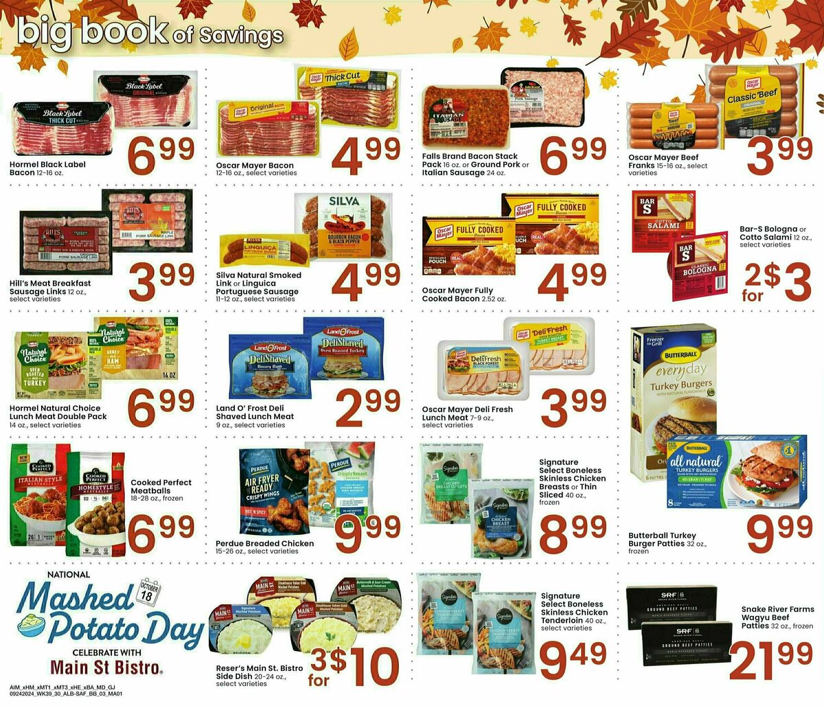 Albertsons Big Book of Savings Weekly Ad from September 24