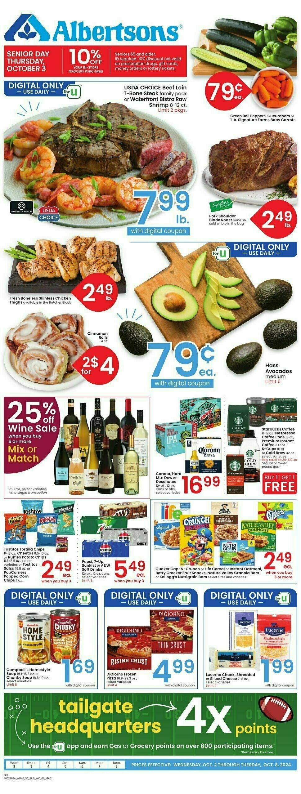 Albertsons Weekly Ad from October 2