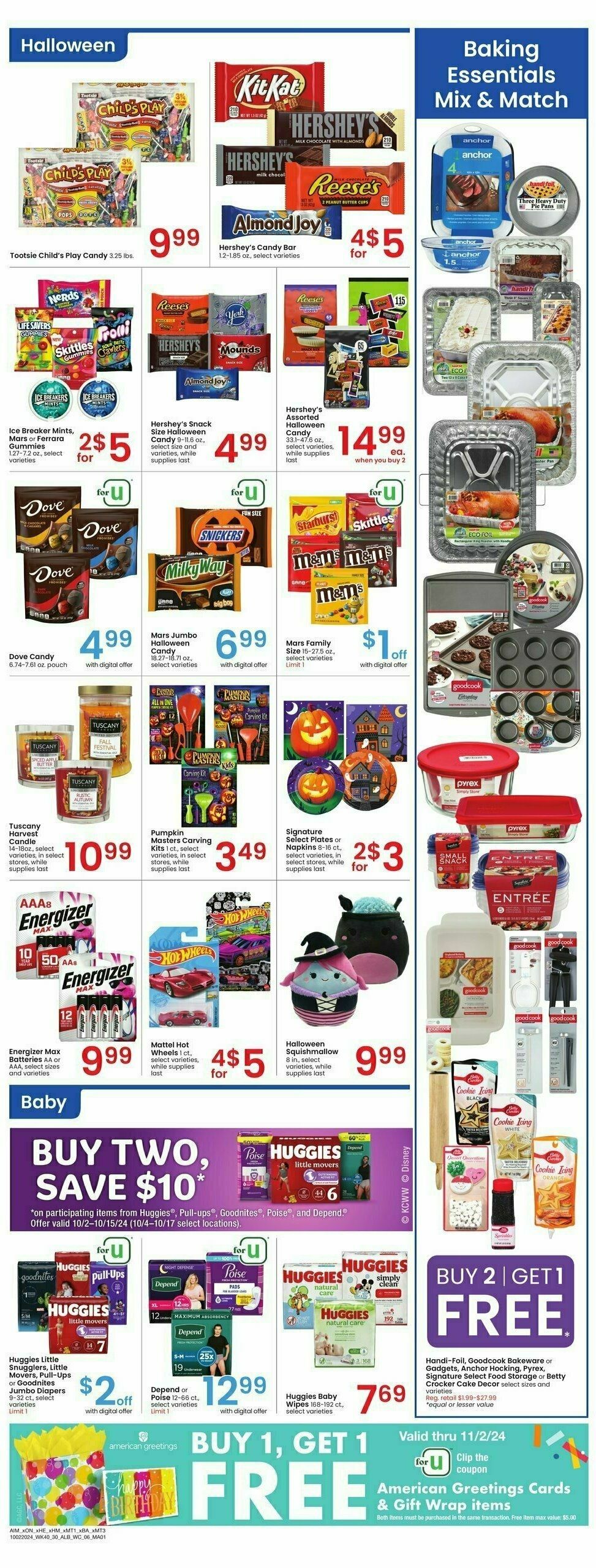 Albertsons Weekly Ad from October 2