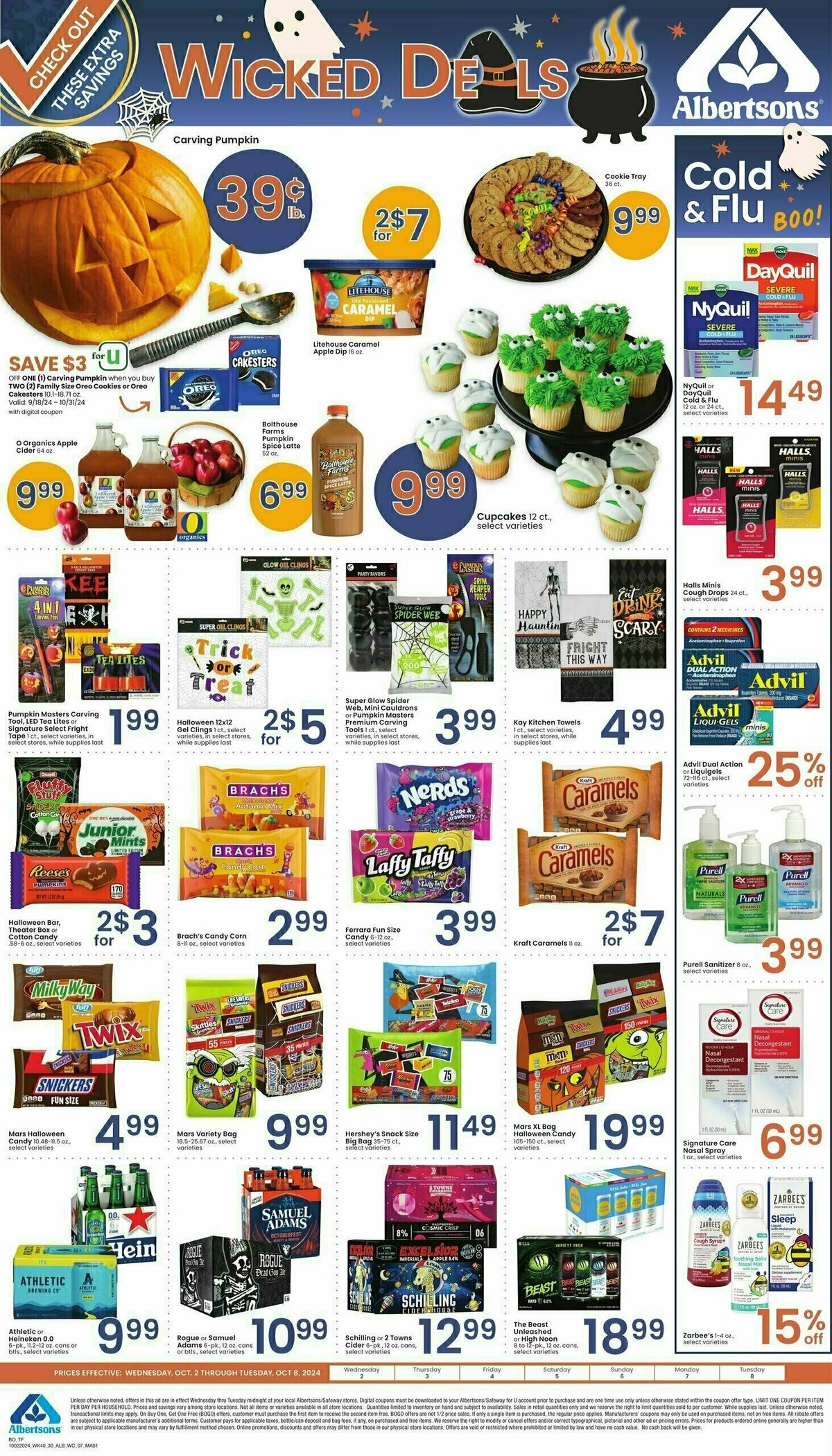 Albertsons Bonus Savings Weekly Ad from October 2