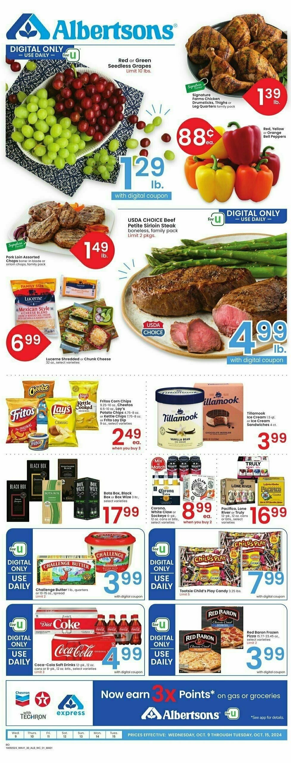 Albertsons Weekly Ad from October 9