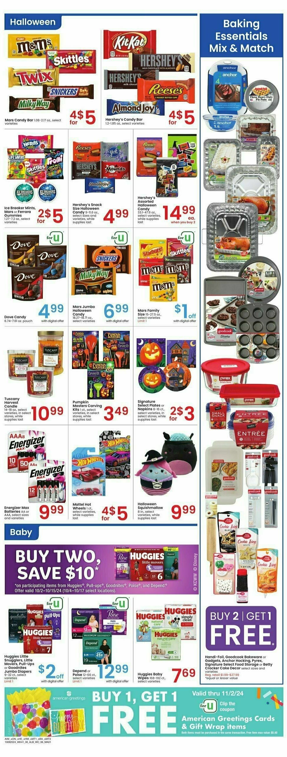 Albertsons Weekly Ad from October 9