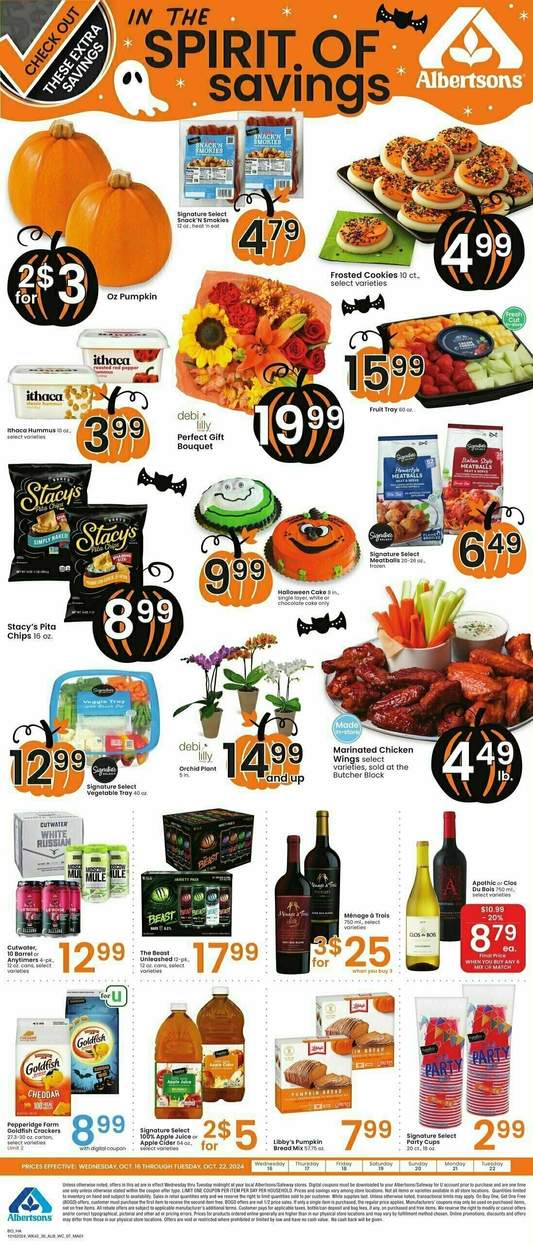 Albertsons Weekly Ad from October 16