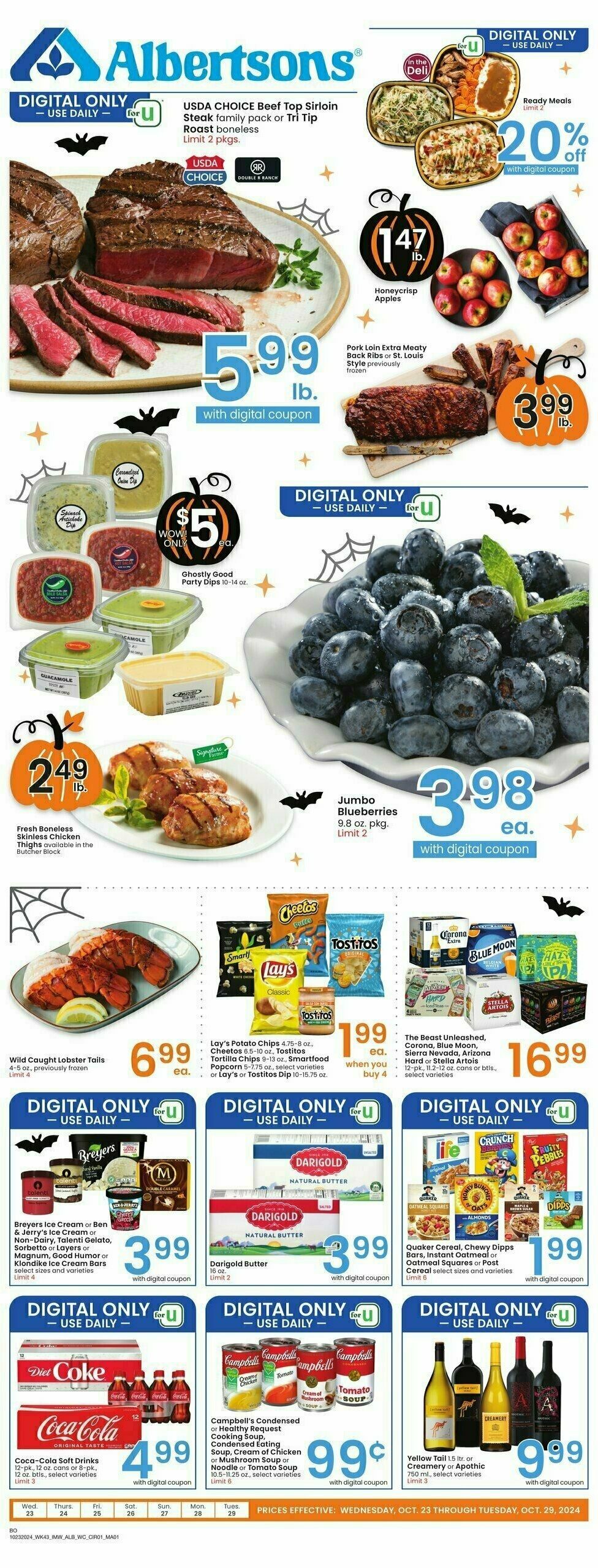 Albertsons Weekly Ad from October 23