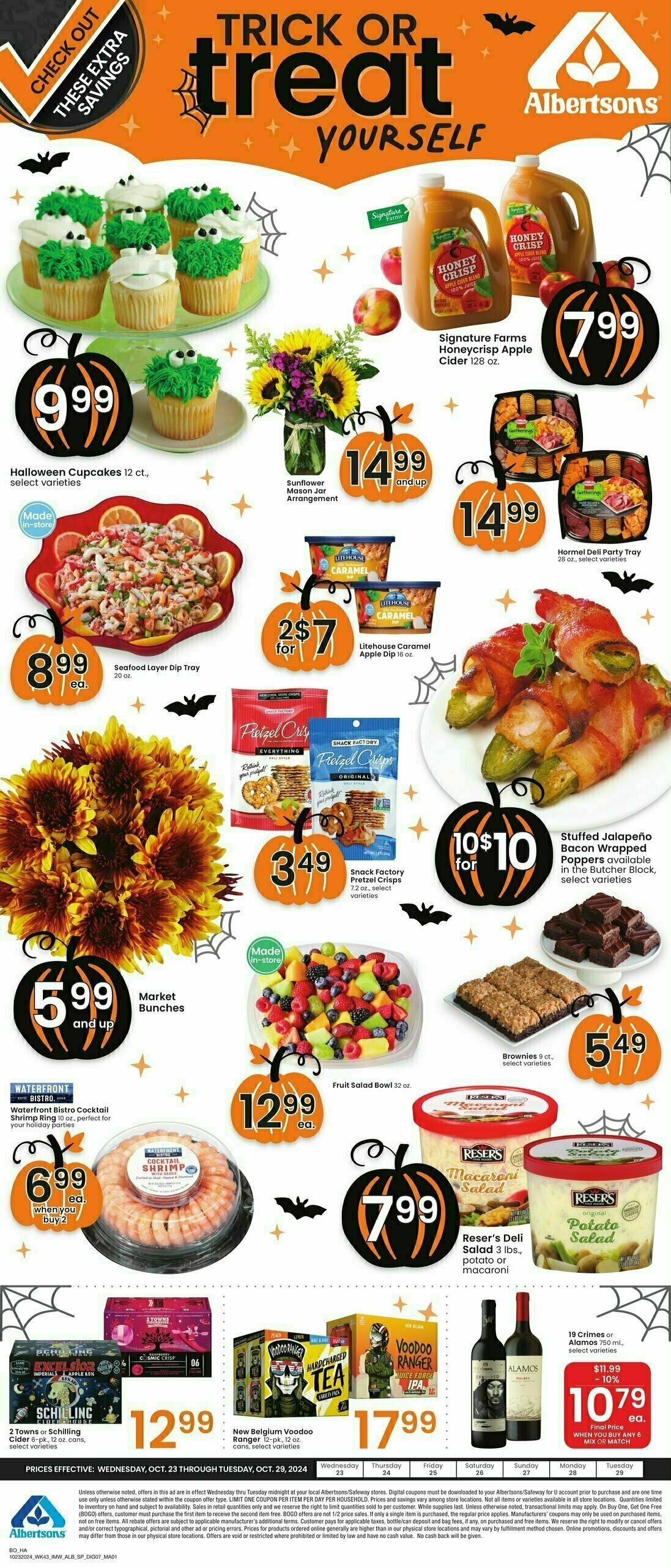 Albertsons Bonus Savings Weekly Ad from October 23