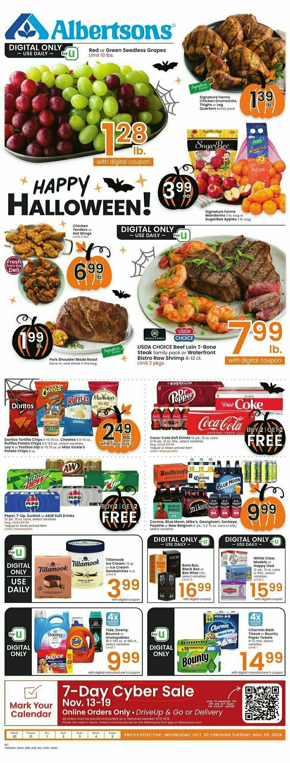 Albertsons Weekly Ad from October 30