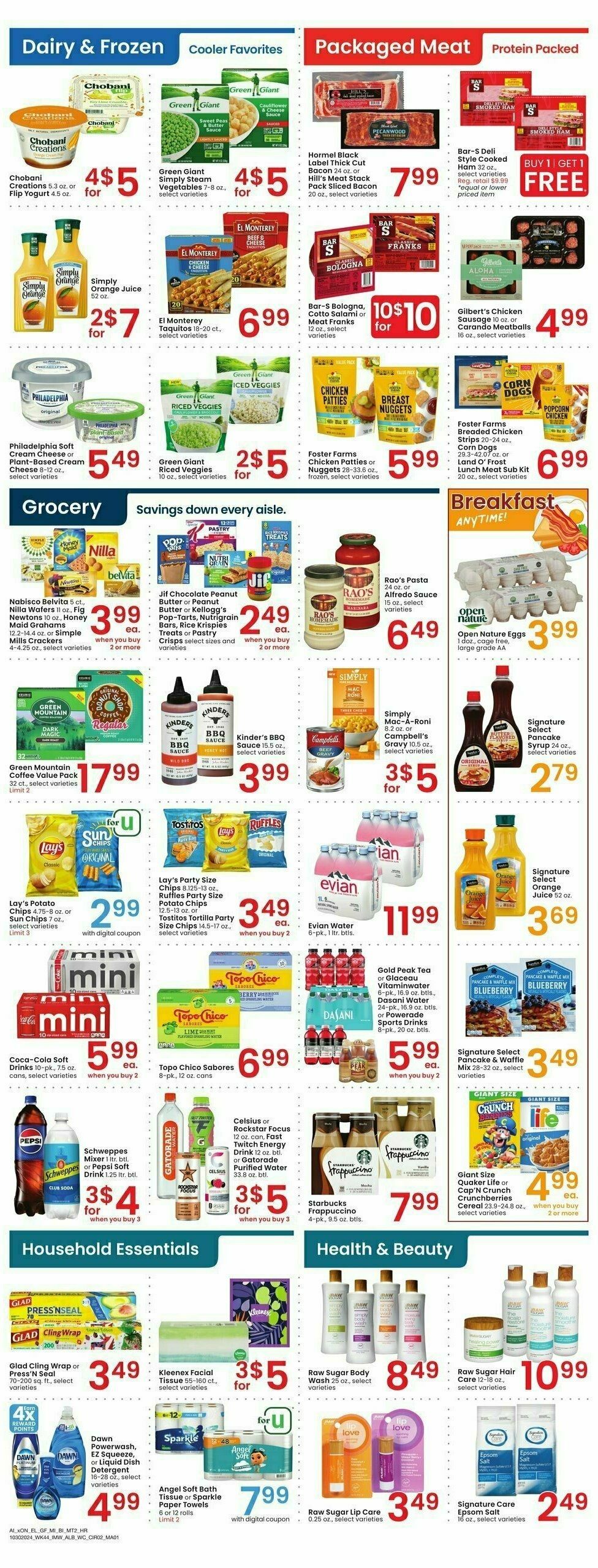 Albertsons Weekly Ad from October 30