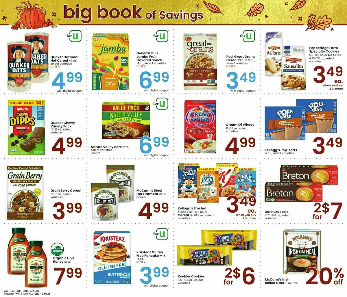 Albertsons Big Book of Savings Weekly Ad from October 29