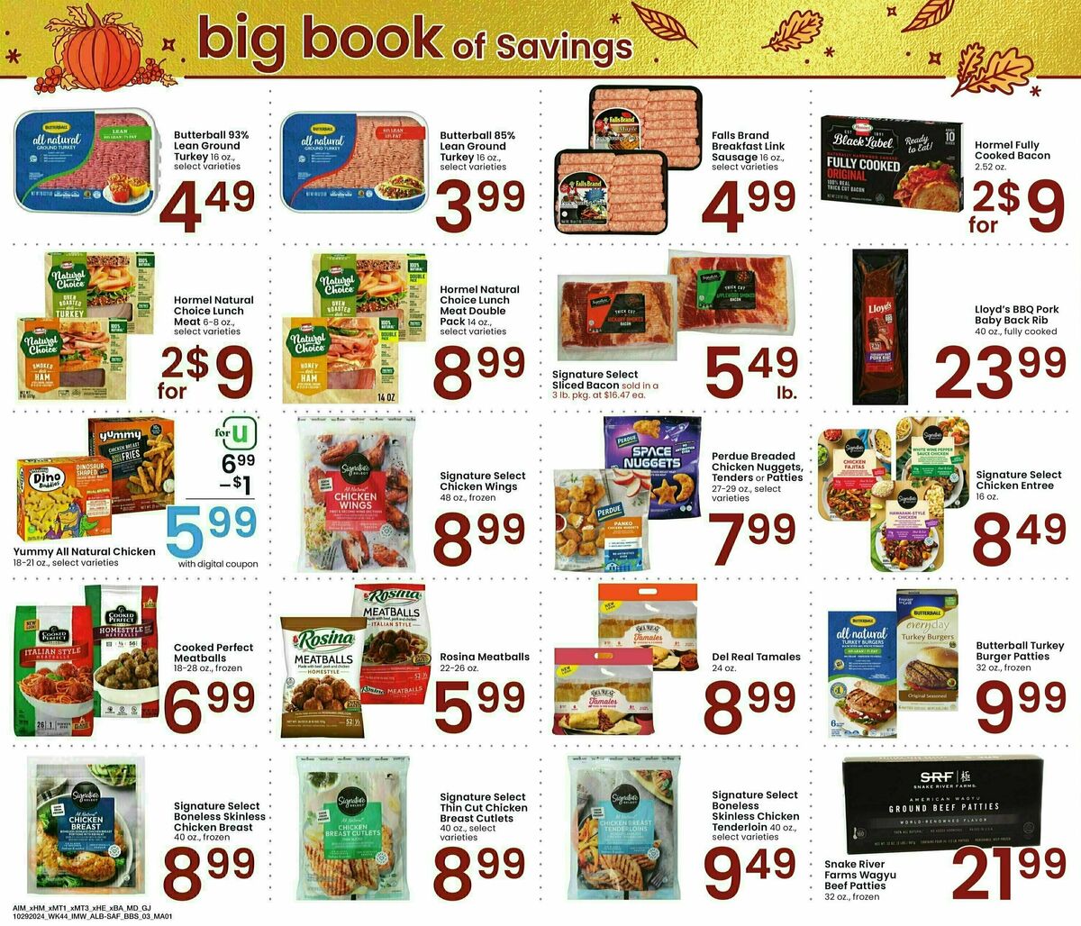 Albertsons Big Book of Savings Weekly Ad from October 29