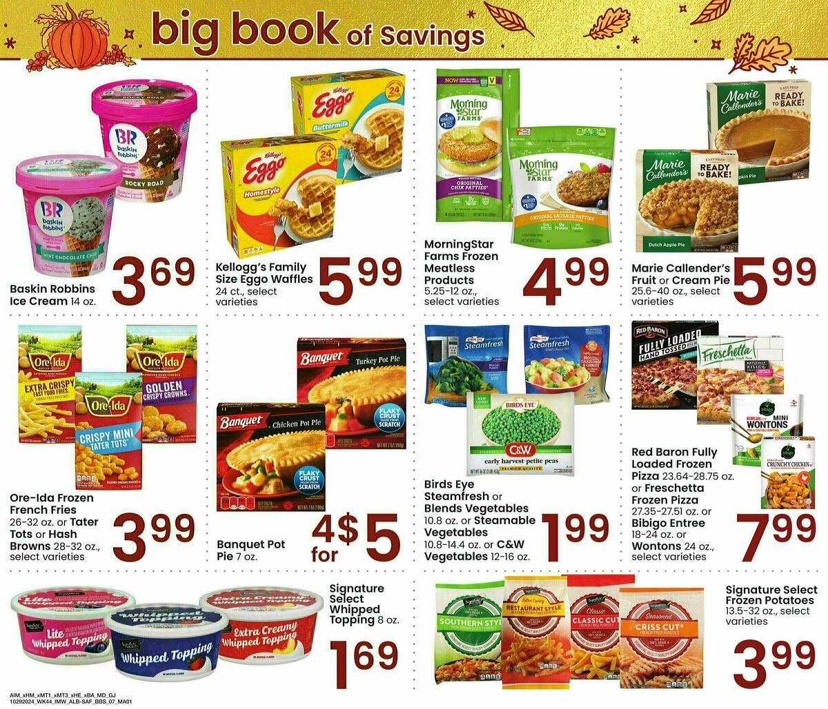 Albertsons Big Book of Savings Weekly Ad from October 29